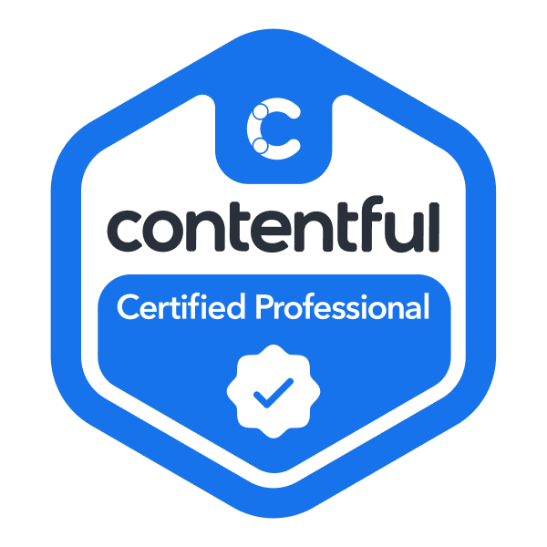 Contentful Certified Professional